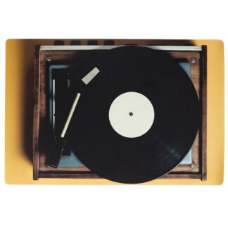 Set de table rétro Vinyl - Jaune - 45 x 30cm