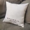 Coussin personnalisé AMOUREUX - 40x40 cm - Cadeau Saint Valentin – Image 3