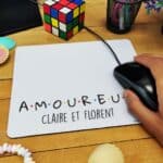 Tablier de cuisine "AMOUREUX" personnalisé