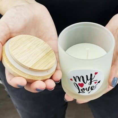 Petite Bougie top bois - "My Love" – Image 4
