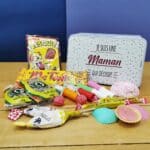Coffret bonbons des années 70 "Je suis une maman qui déchire"- cadeau personnalisé