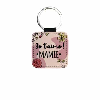 Porte clé "Je t'aime mamie" - Cadeau Mamie