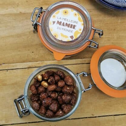 Bocal LE PARFAIT - "La meilleure mamie du monde" et ses chouchous "Made in France" - 100g – Image 3