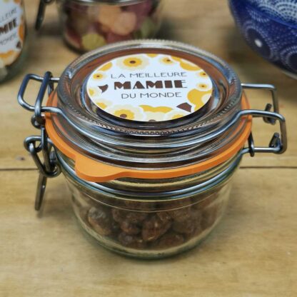 Bocal LE PARFAIT - "La meilleure mamie du monde" et ses chouchous "Made in France" - 100g – Image 4