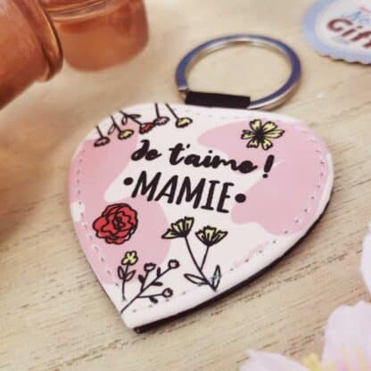 Coussin “Je t'aime Mamie” –  Cadeau Grand-Mère