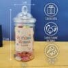 Bonbonnière personnalisée - 300g mix de bonbons anciens - "Je t'aime maman" – Image 3