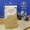 Sachet Bonbon des années 70 - "Je t’aime Maman" personnalisé – Image 2