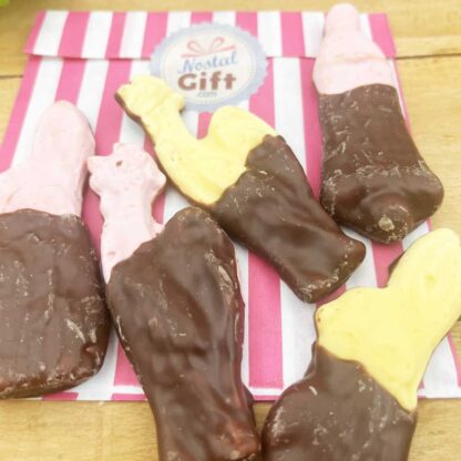 Guimauves mi-chocolatées au lait de Pâques x 5 – Image 2