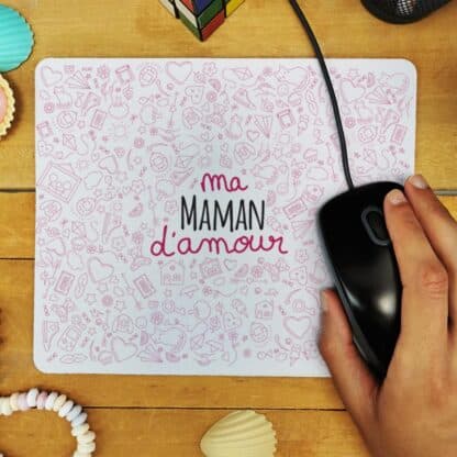 Tapis de souris "Ma maman d'amour" de la collection "D'amour