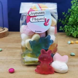 Bonbons de Pâques - Assortiment de petits lapins gélifiés x 20