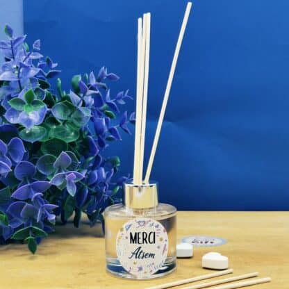 Coffret cadeau Atsem - Set de diffuseur de parfum + Bougie - "Merci Atsem" – Image 4